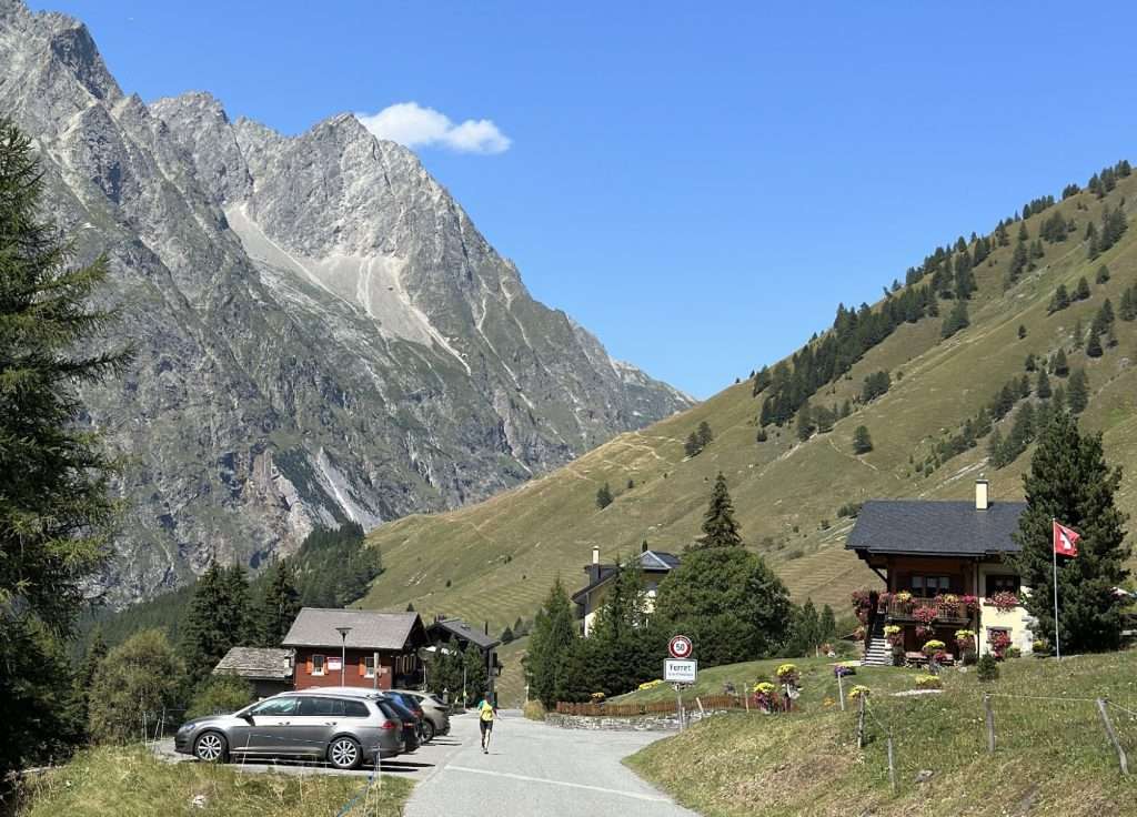 The Swiss village of Ferret.