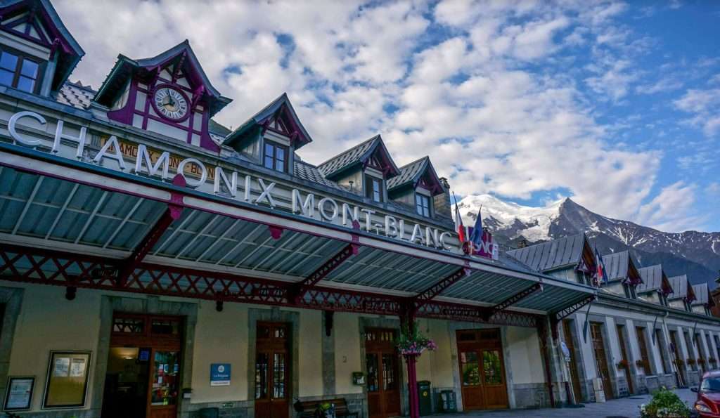 The Chamonix Mont-Blanc Train Station