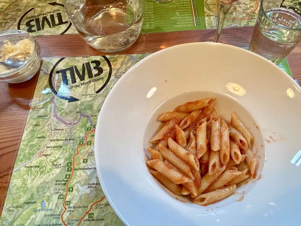 Simple pasta meal