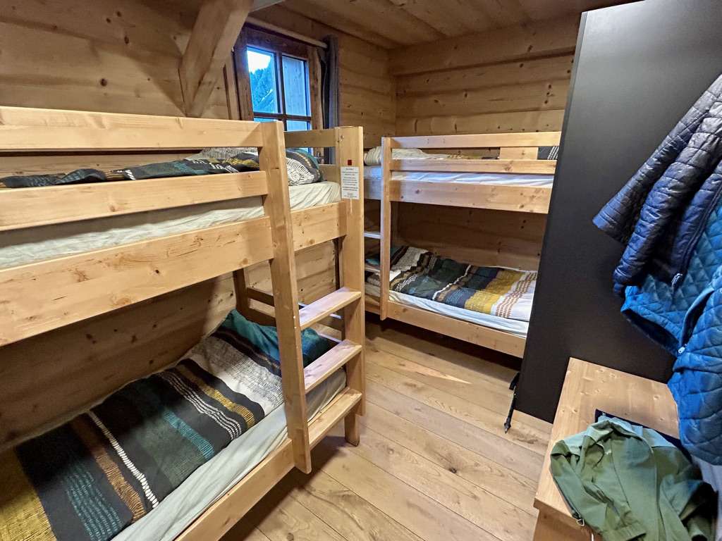 4-bed dorm at Refuge des Pres