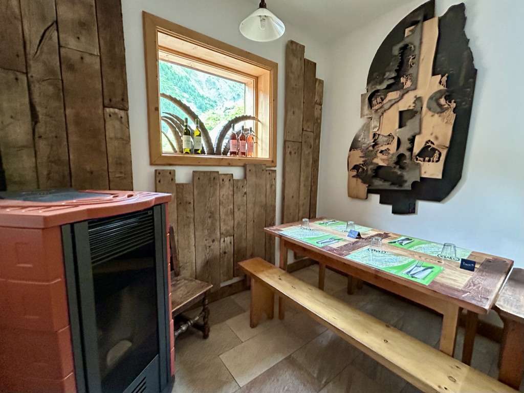 A cosy corner in the dining room