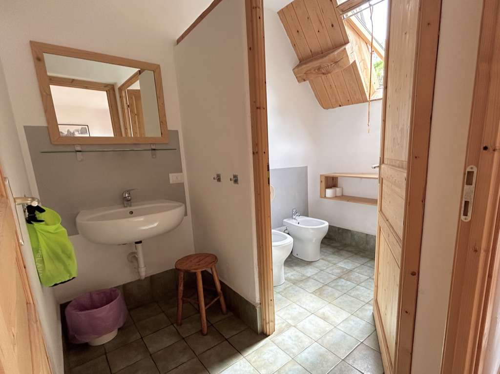 Toilet facilities at cabane du combal