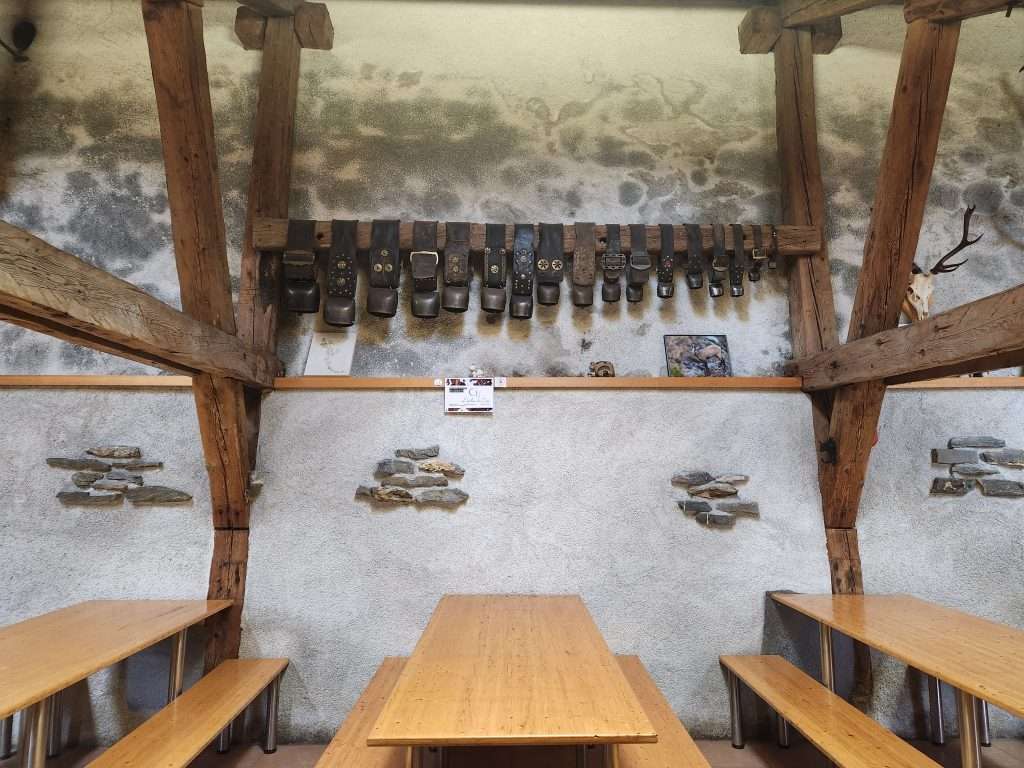 dining area at alpage de la peule