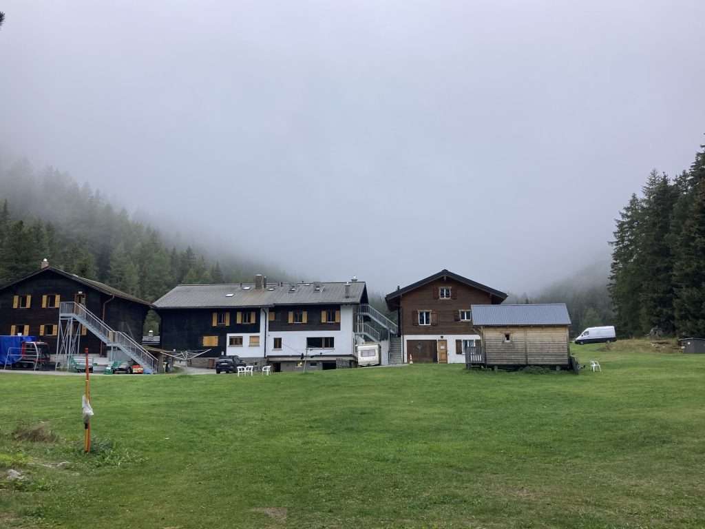 Buildings of relais d'arpette