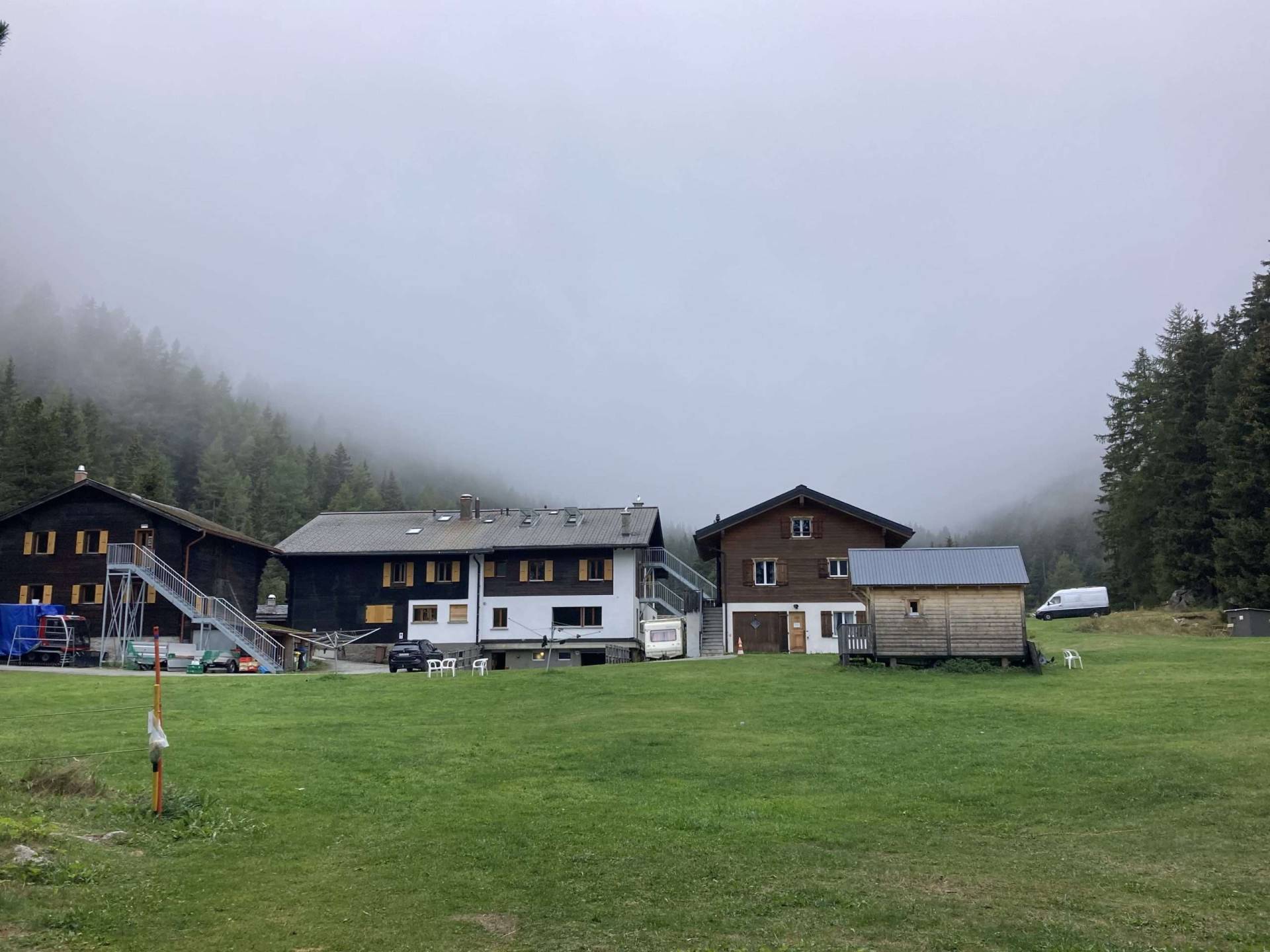 Buildings of relais d'arpette