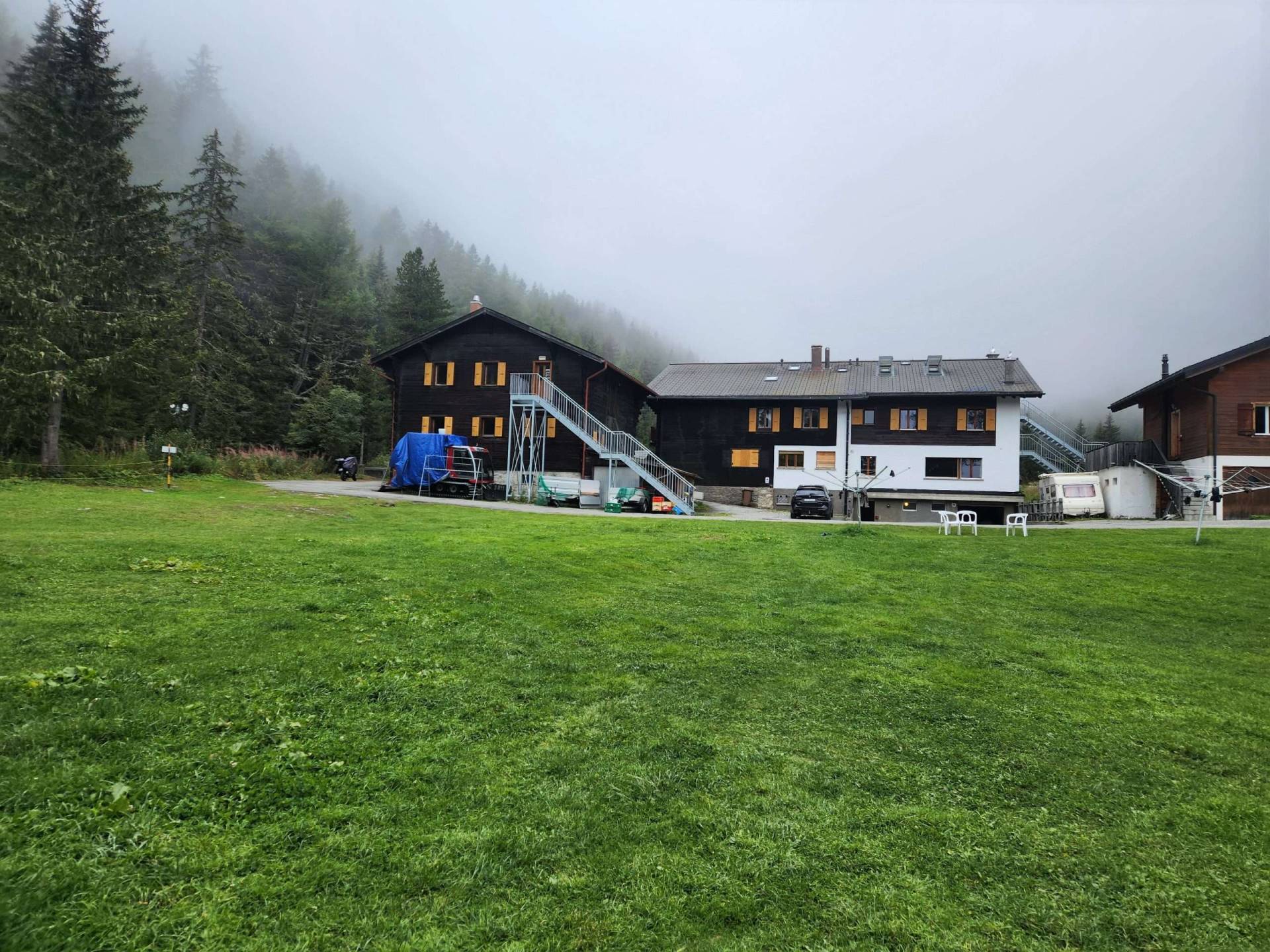 Multiple buildings at Relais d'Arpette